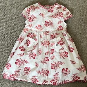 Tommy Hilfiger toddler dress cherry print 4T